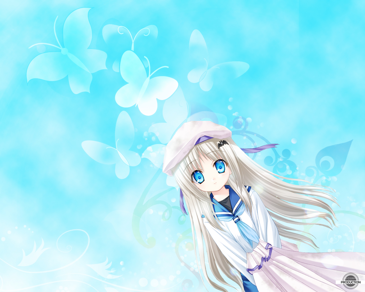 Konachan.com - 2683 blue little_busters! na-ga noumi_kudryavka.jpg